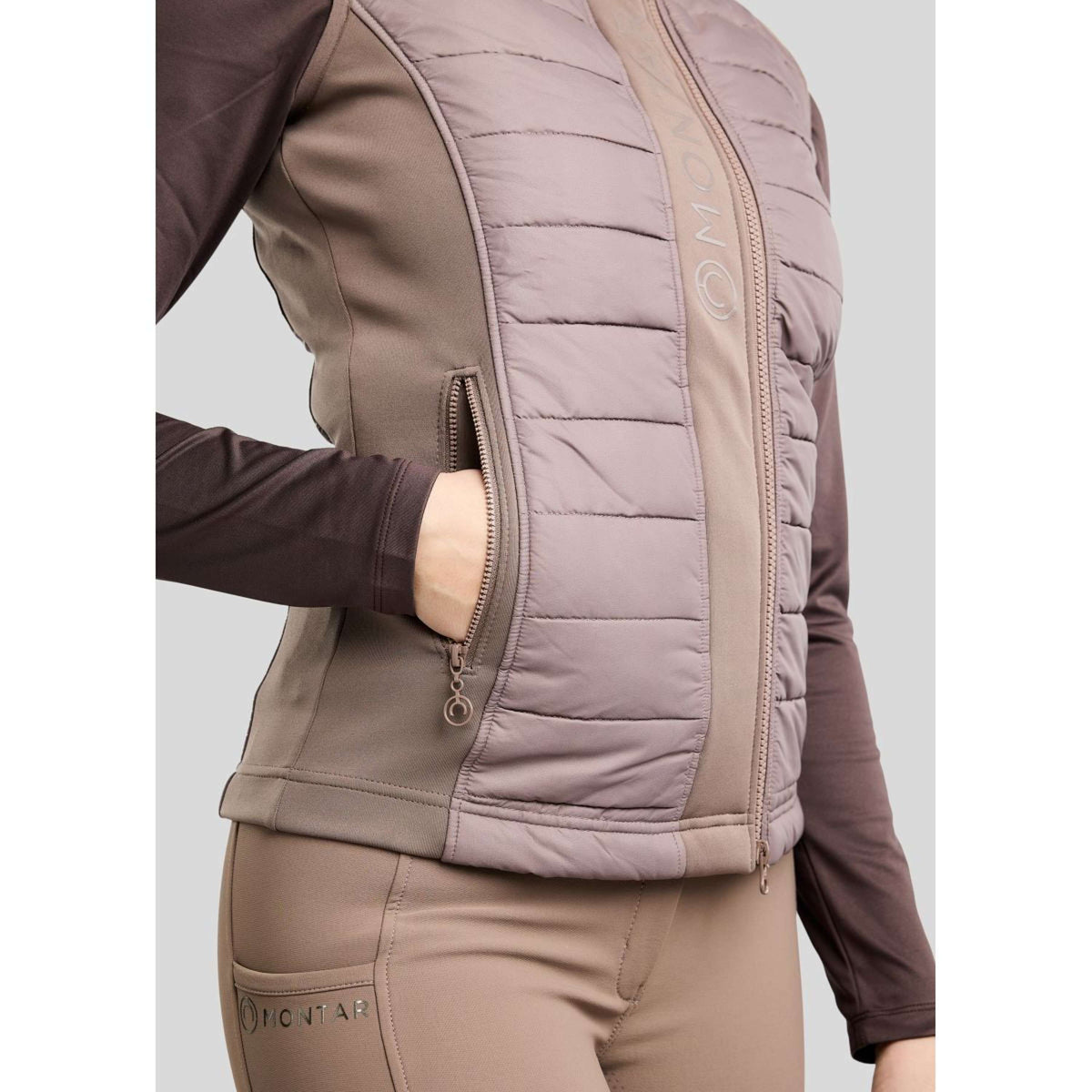 Montar Bodychauffant Emma Quilt Nougat Brown