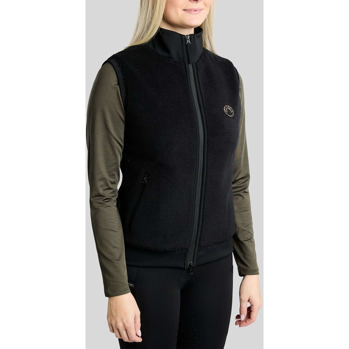 Montar Bodychauffant MoEbba Teddy Pile Golden Quartz Noir