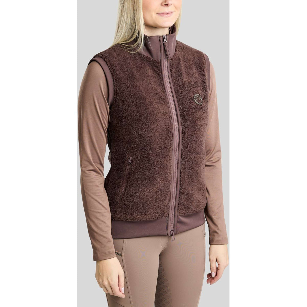 Montar Bodychauffant MoEbba Teddy Pile Golden Quartz Black Peony