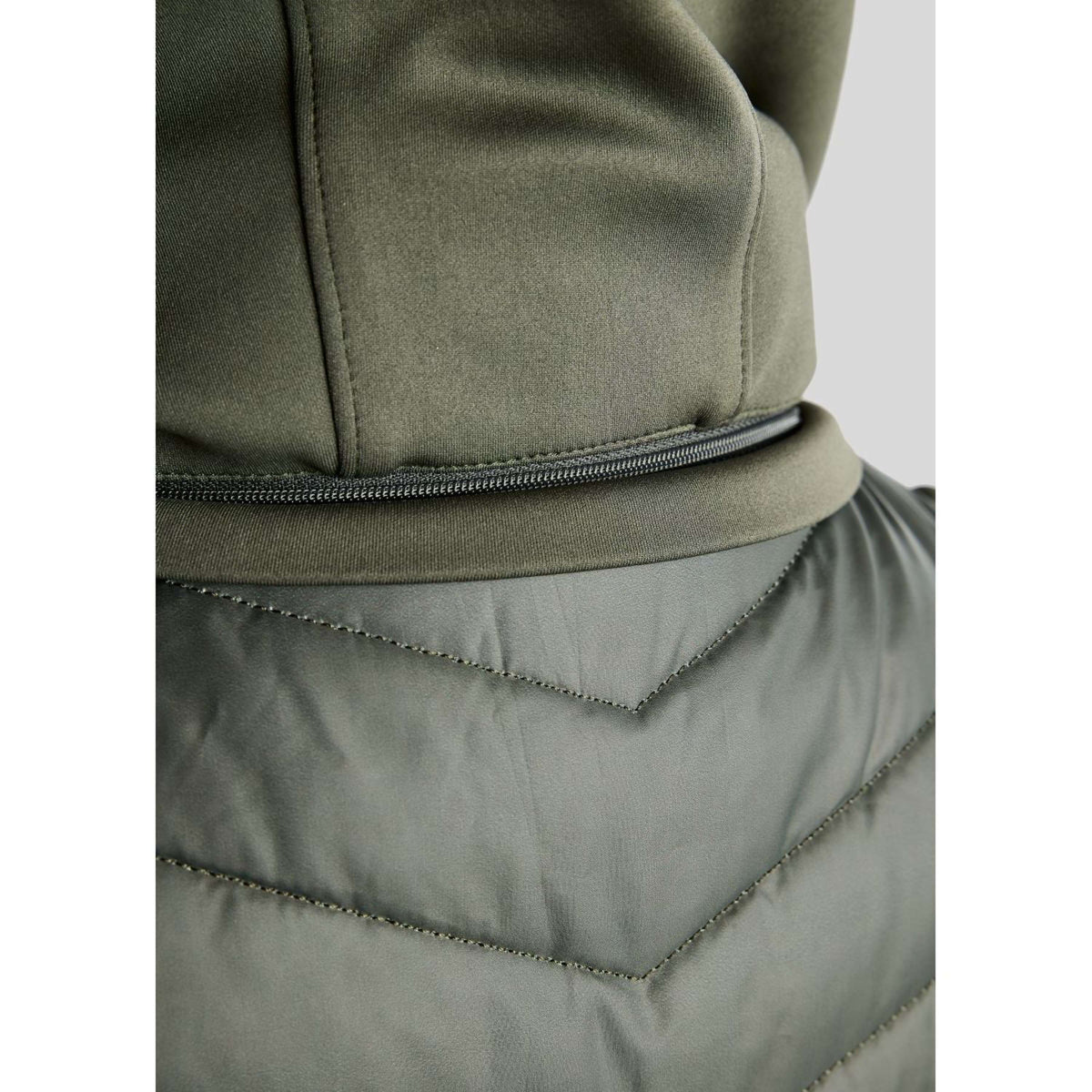 Montar Bodychauffant MoEverline Hybrid Detachable Hood Golden Quartz Crystals Forest Green