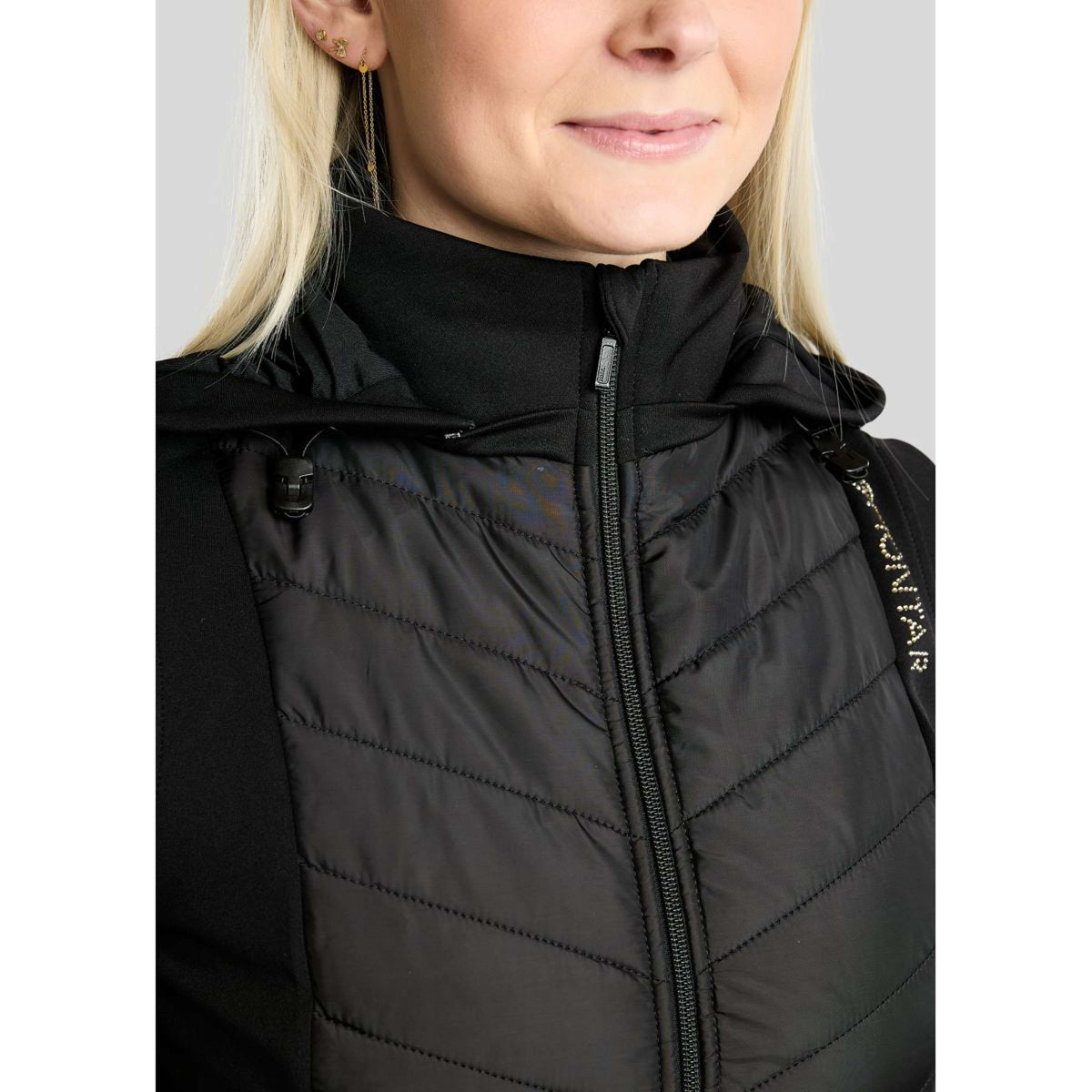 Montar Bodychauffant MoEverline Hybrid Detachable Hood Golden Quartz Crystals Noir