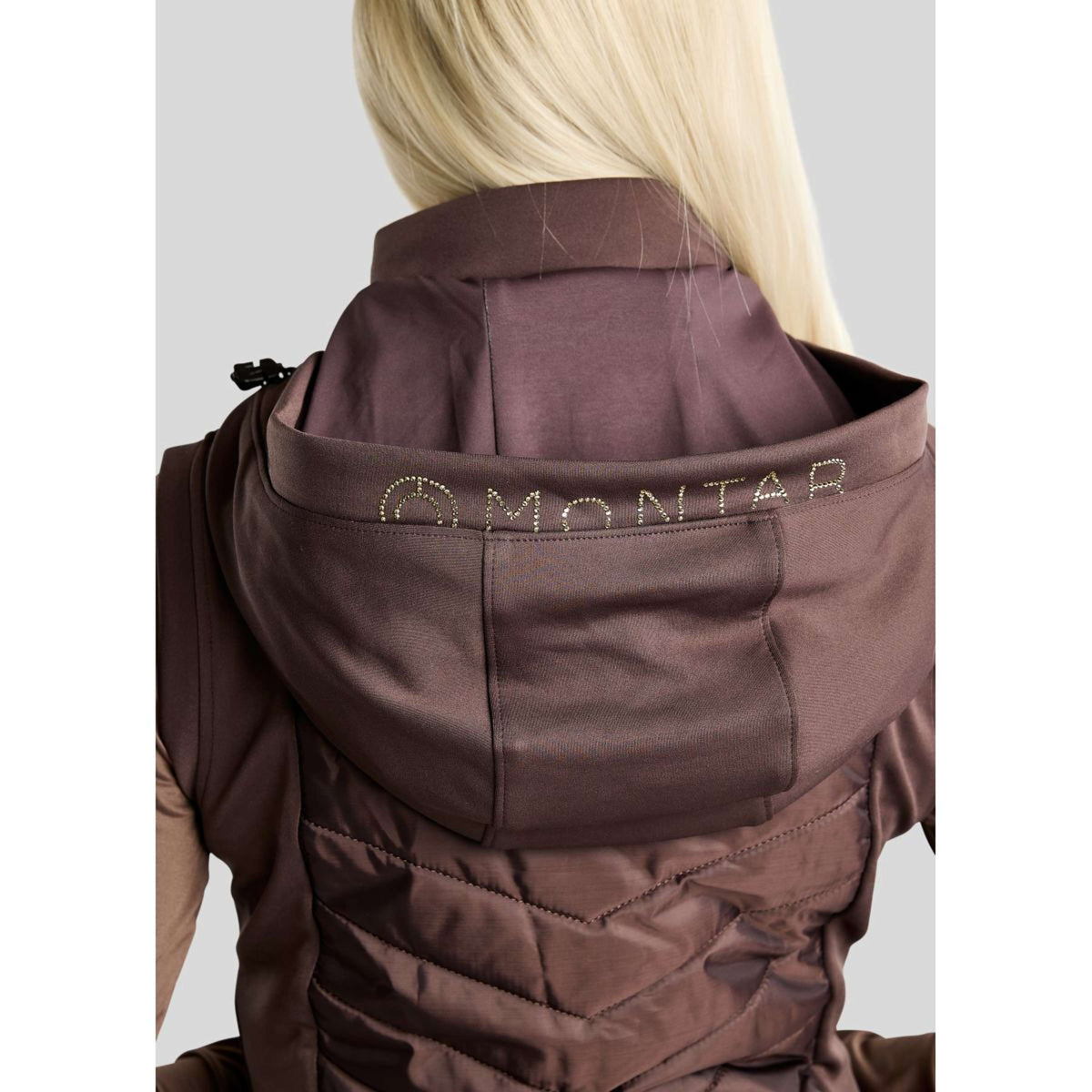 Montar Bodychauffant MoEverline Hybrid Detachable Hood Golden Quartz Crystals Black Peony