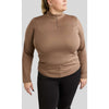 Montar Shirt MoFlair Curve Longues Manches Nougat Brown