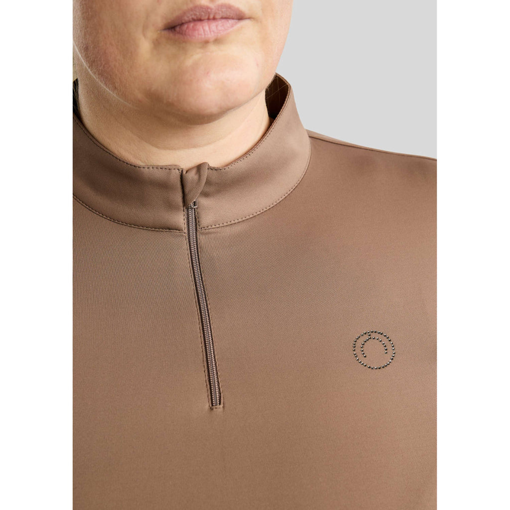 Montar Shirt MoFlair Curve Longues Manches Nougat Brown