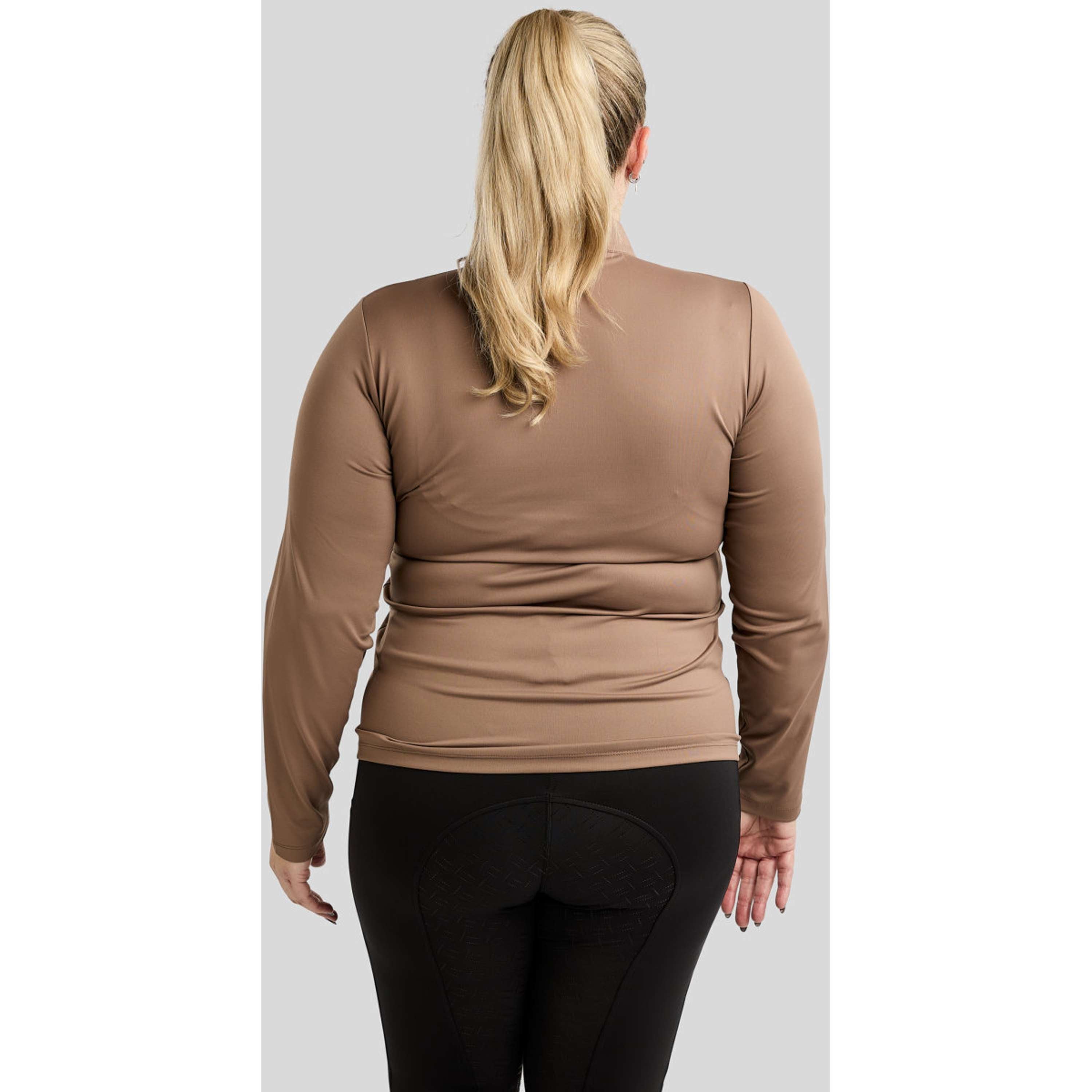 Montar Shirt MoFlair Curve Longues Manches Nougat Brown