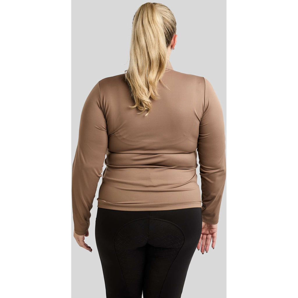 Montar Shirt MoFlair Curve Longues Manches Nougat Brown