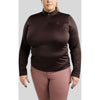 Montar Shirt MoFlair Curve Longues Manches Marron