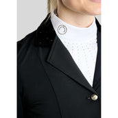 Montar Veste de Concours MoValerie Short Velvet Details Golden Quartz Crystals Noir