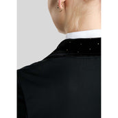 Montar Veste de Concours MoValerie Short Velvet Details Golden Quartz Crystals Noir