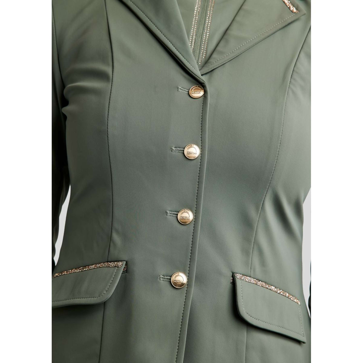 Montar Veste de Concours MoLila Champagne Crystals Jade