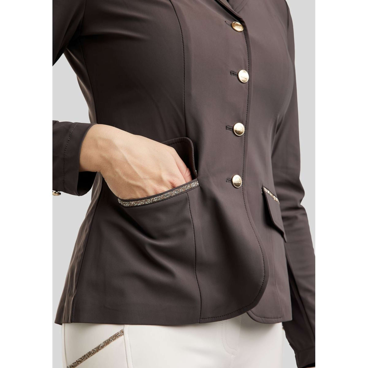 Montar Veste de Concours MoLila Champagne Crystals Slate Grey
