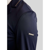 Montar Veste de Concours MoPearl Pintucks Gun Metal Crystals Marin