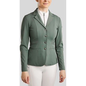 Montar Veste de Concours MoPearl Pintucks Gun Metal Crystals Jade