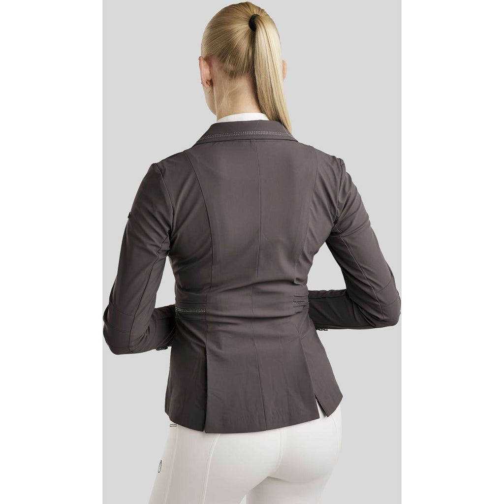 Montar Veste de Concours MoPearl Pintucks Gun Metal Crystals Slate Grey