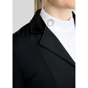 Montar Veste de Concours MoValerie Velvet Details Golden Quartz Crystals Noir