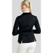 Montar Veste de Concours MoValerie Velvet Details Golden Quartz Crystals Noir