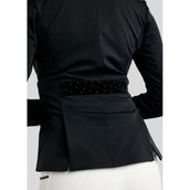 Montar Veste de Concours MoValerie Velvet Details Golden Quartz Crystals Noir