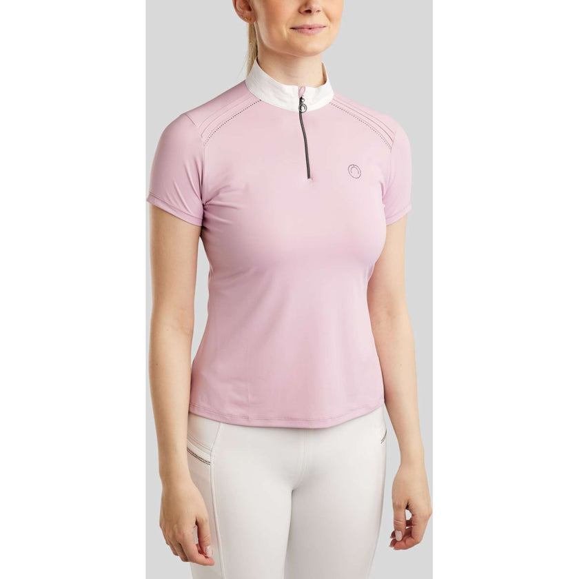 Montar T-shirt de Concours MoPearl Pintucks Gun Metal Crystals Candy Pink Montar T-shirt de Concours MoPearl Pintucks Gun Metal Crystals Candy Pink