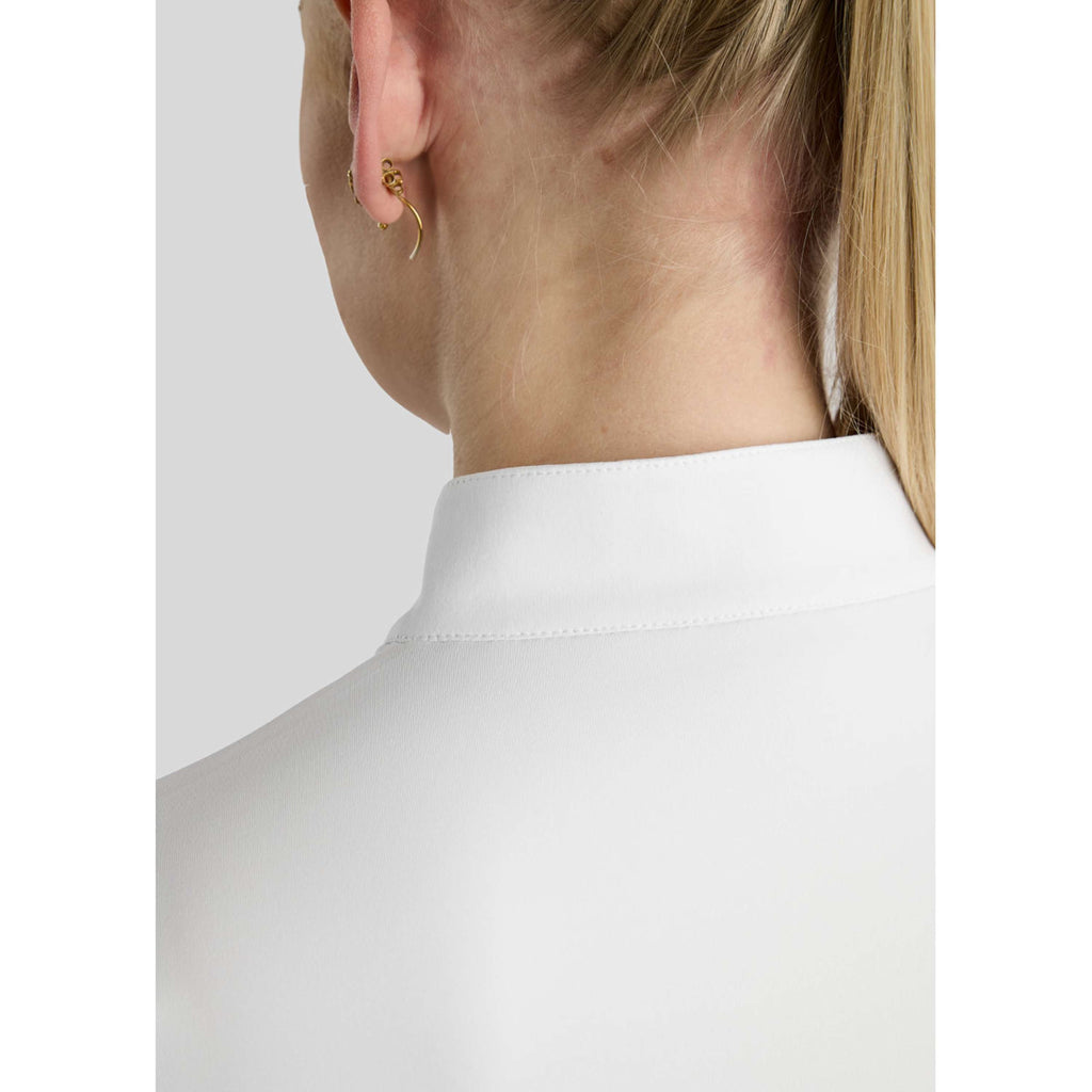 Montar T-shirt de Concours MoFair Longues Manches Blanc