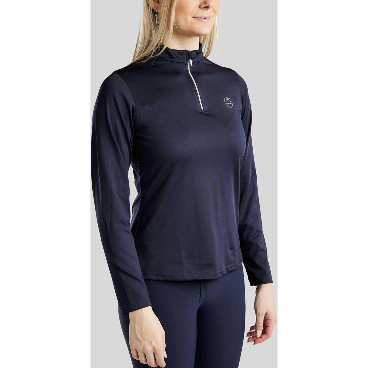 Montar Chemise Everly Crystal Logo Longues Manches Marin