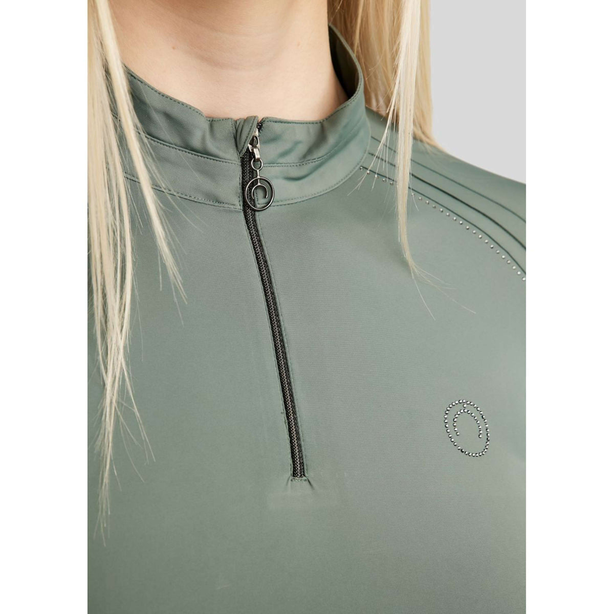 Montar Polo MoPearl Pintuck Jade