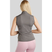 Montar Chemise MoPearl Pintuck Sans Manche Gris