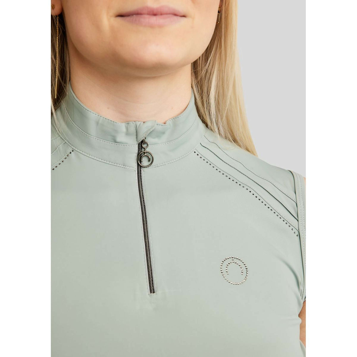 Montar Chemise MoPearl Pintuck Sans Manche Turin