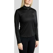 Montar Chemise MoEverline Golden Quartz Crystals Longues Manches Noir