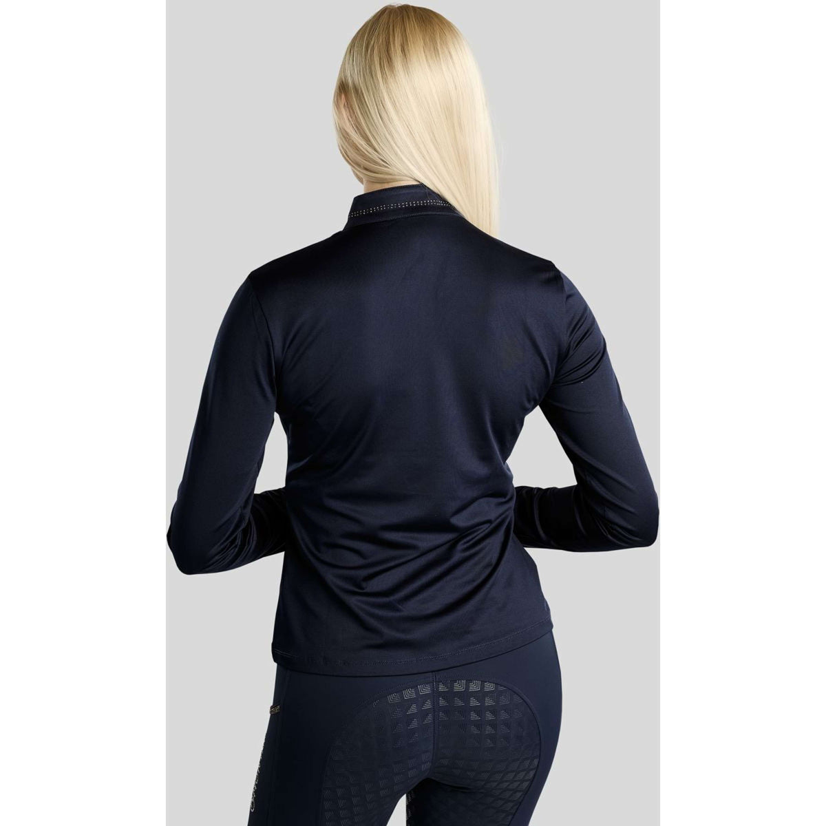 Montar Chemise MoEverline Golden Quartz Crystals Longues Manches Marine