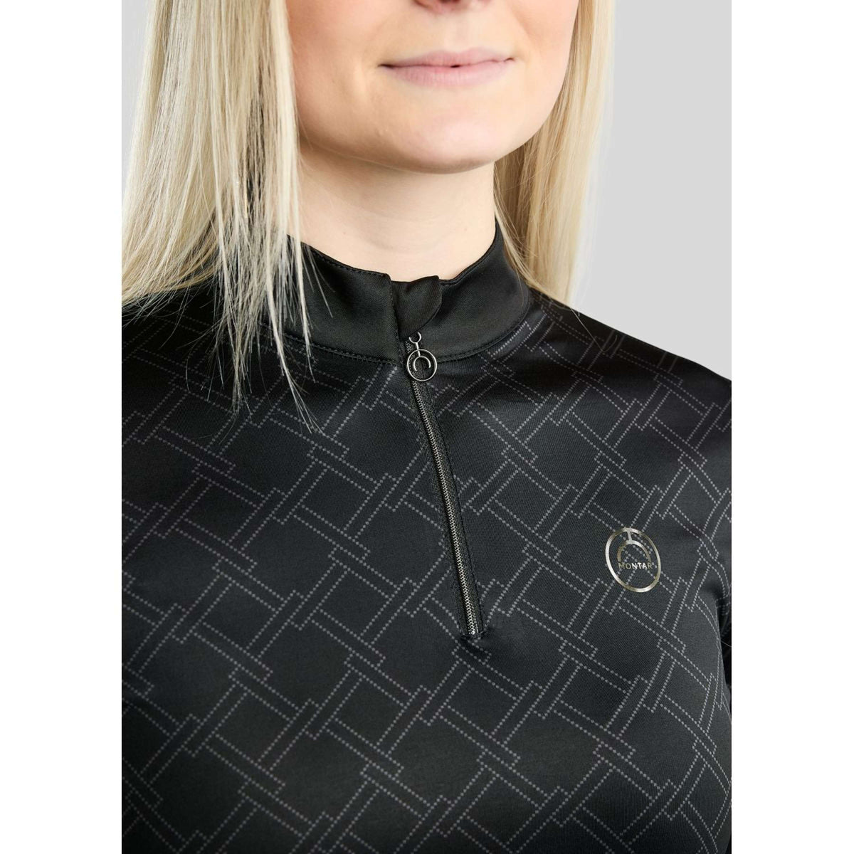 Montar Chemise MoLeia Lumber Check All Over Printed Longues Manches Noir