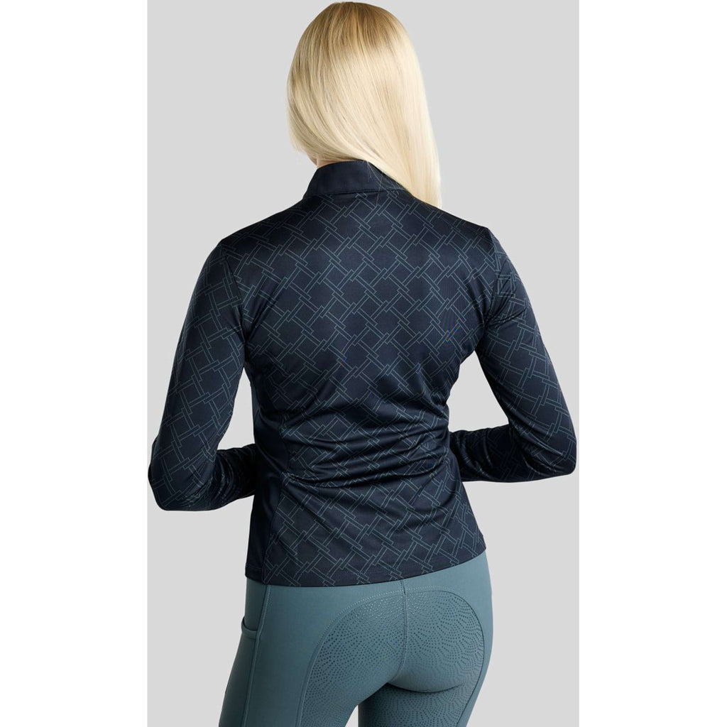 Montar Chemise MoLeia Lumber Check All Over Printed Longues Manches Marine