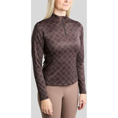 Montar Chemise MoLeia Lumber Check All Over Printed Longues Manches Black Peony