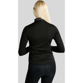 Montar Chemise MoEkta Jacquard Pattern Golden Quartz Longues Manches Noir
