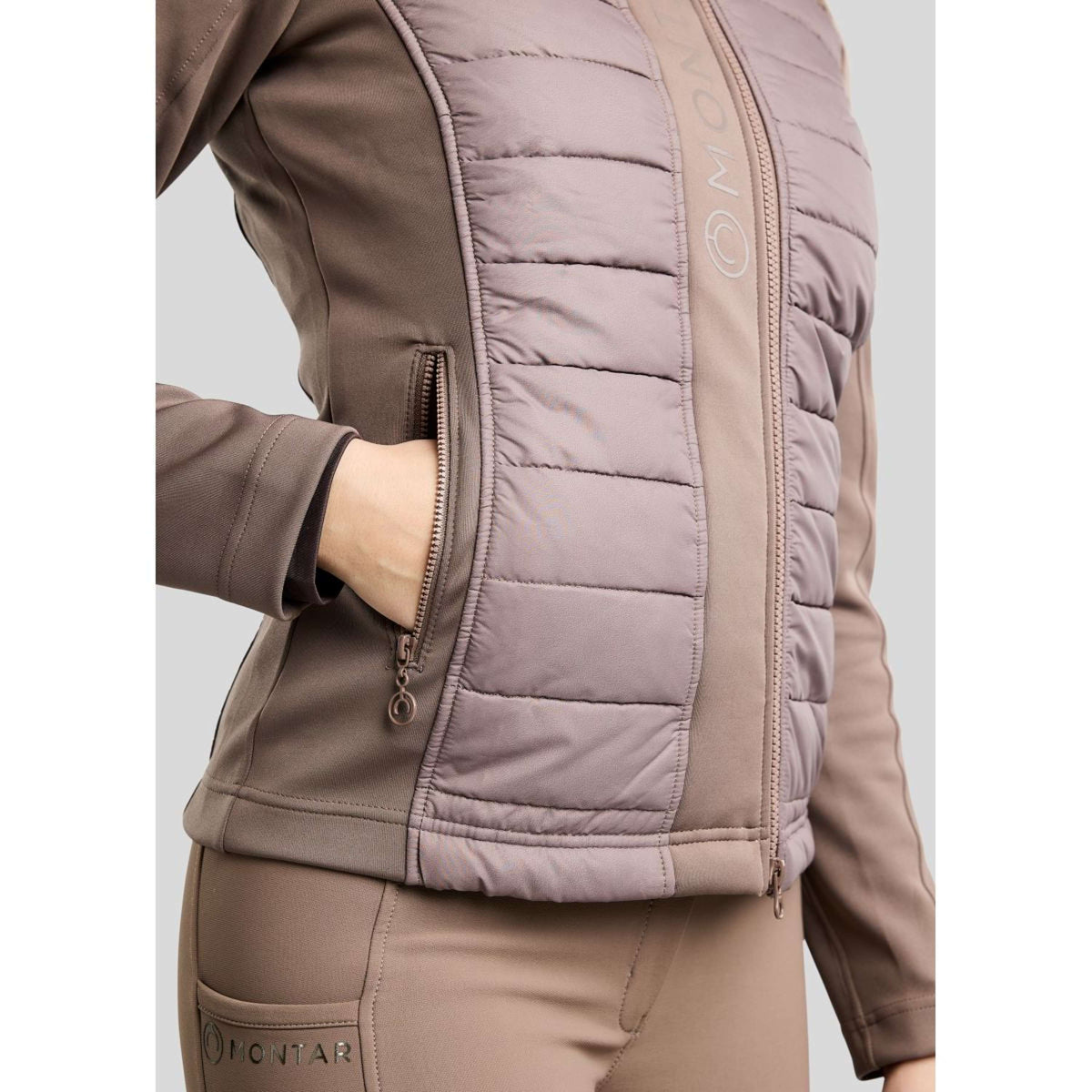 Montar Blouson Emma Quilt Nougat Brown