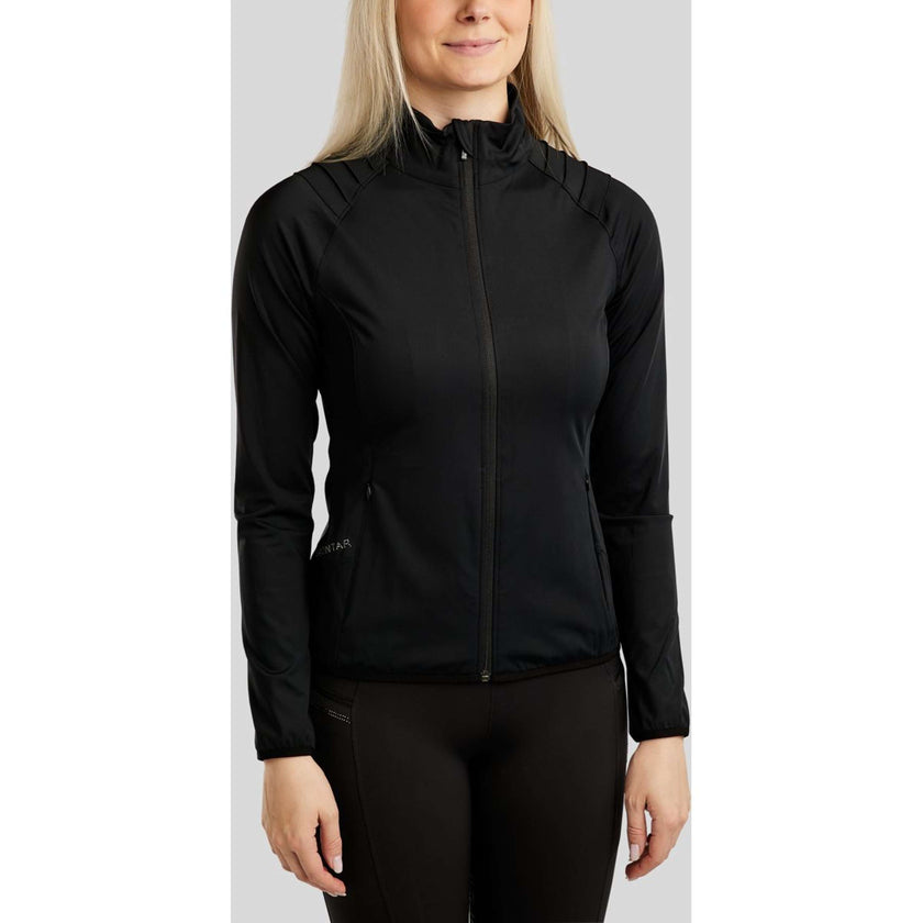 Montar Blouson MoPearl Pintuck Gun Metal Crystals Noir Montar Blouson MoPearl Pintuck Gun Metal Crystals Noir