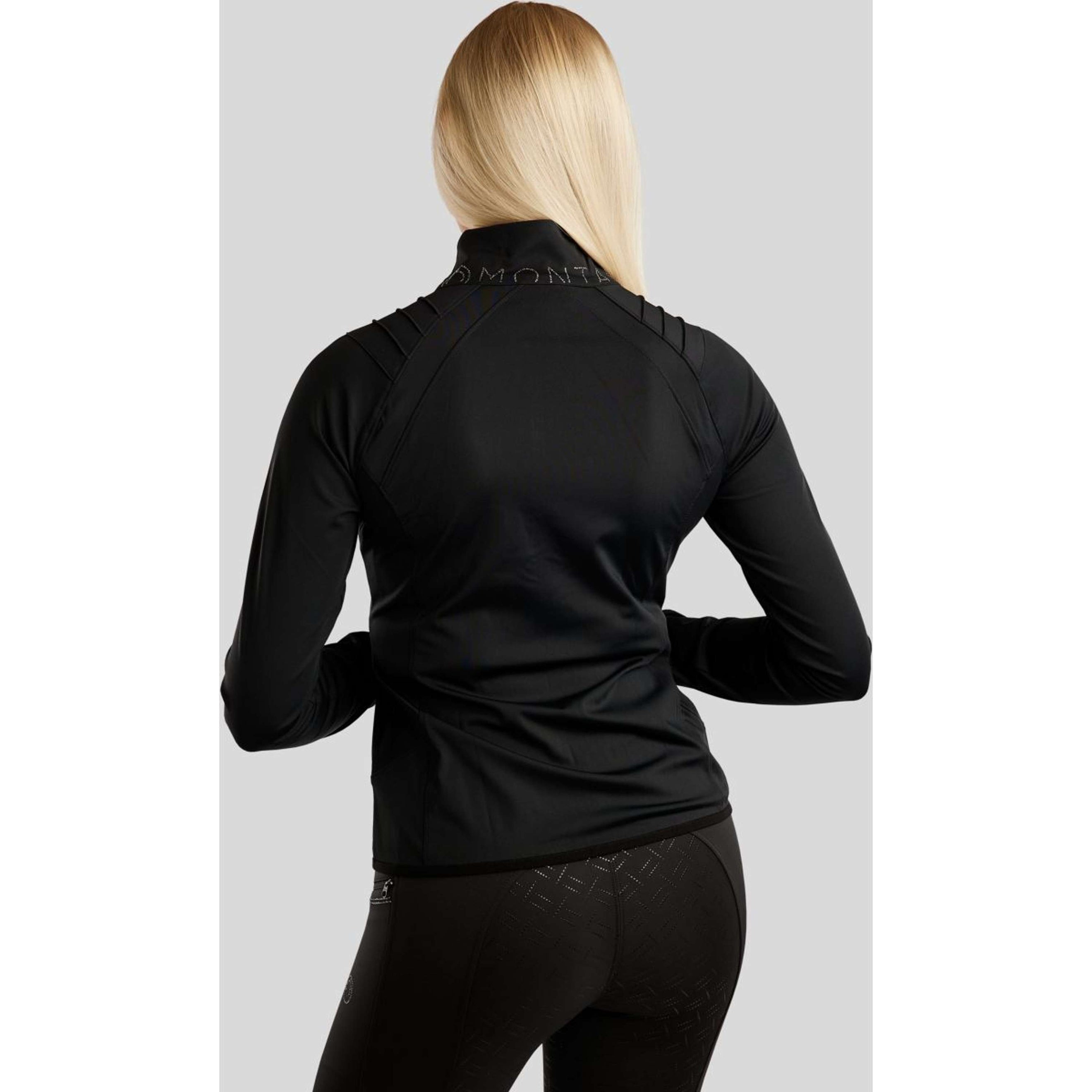 Montar Blouson MoPearl Pintuck Gun Metal Crystals Noir Montar Blouson MoPearl Pintuck Gun Metal Crystals Noir