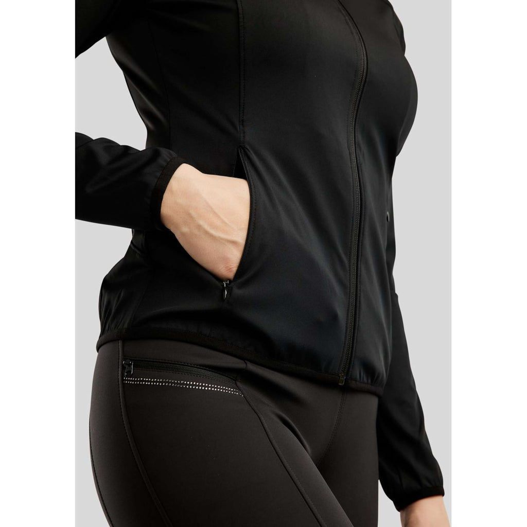 Montar Blouson MoPearl Pintuck Gun Metal Crystals Noir