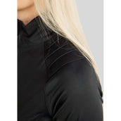Montar Blouson MoPearl Pintuck Gun Metal Crystals Noir
