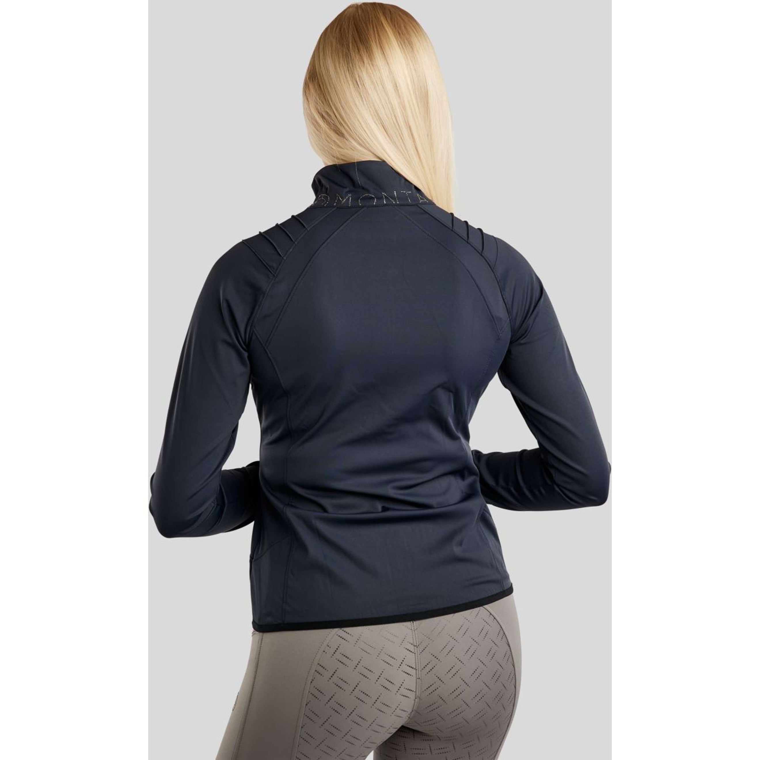 Montar Blouson MoPearl Pintuck Gun Metal Crystals Marin