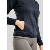 Montar Blouson MoPearl Pintuck Gun Metal Crystals Marin