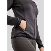 Montar Blouson MoPearl Pintuck Gun Metal Crystals Slate Grey