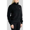 Montar Pull MoEbba Q-Zip Teddy Pile Golden Quartz Noir