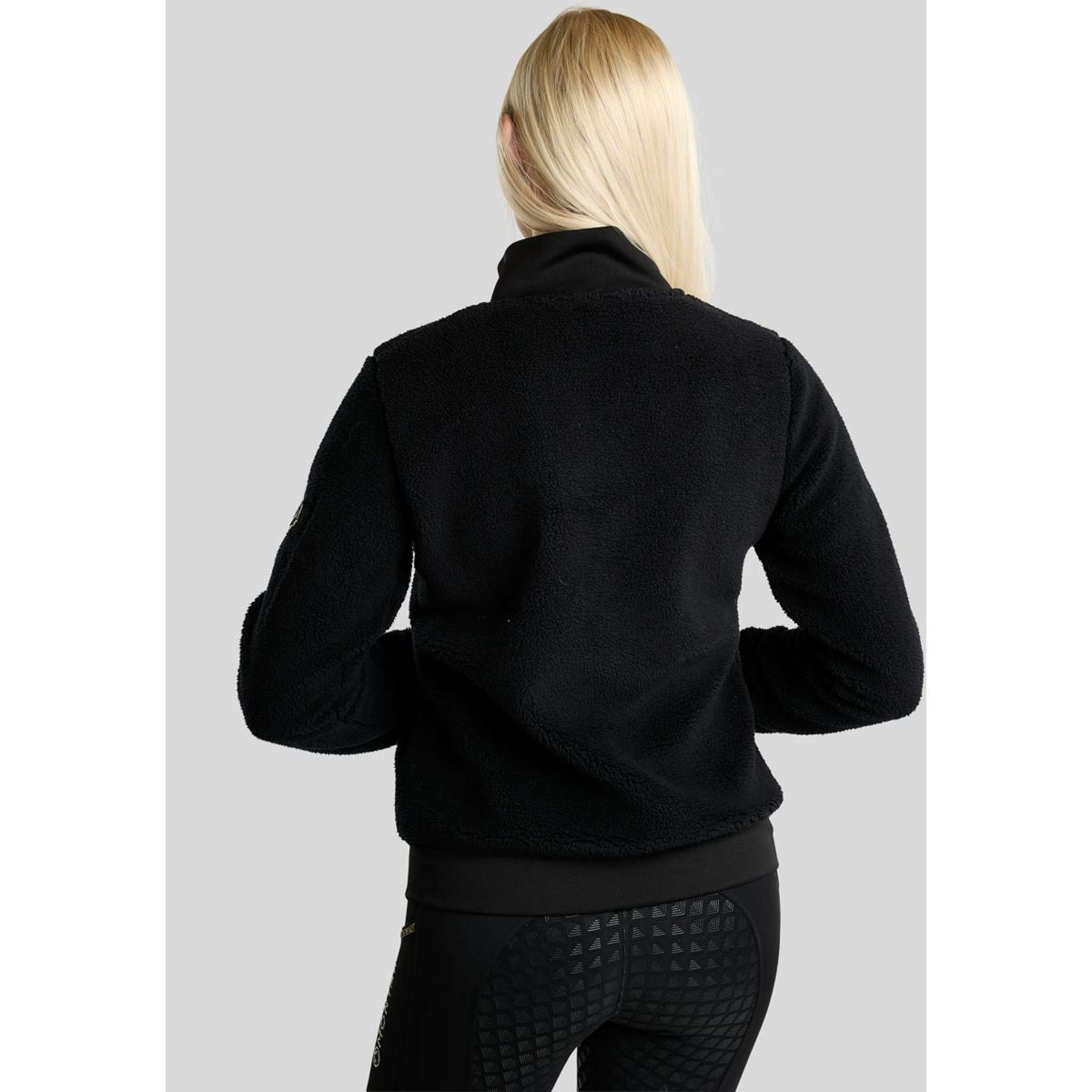 Montar Veste MoEbba Teddy Pile Golden Quartz Noir