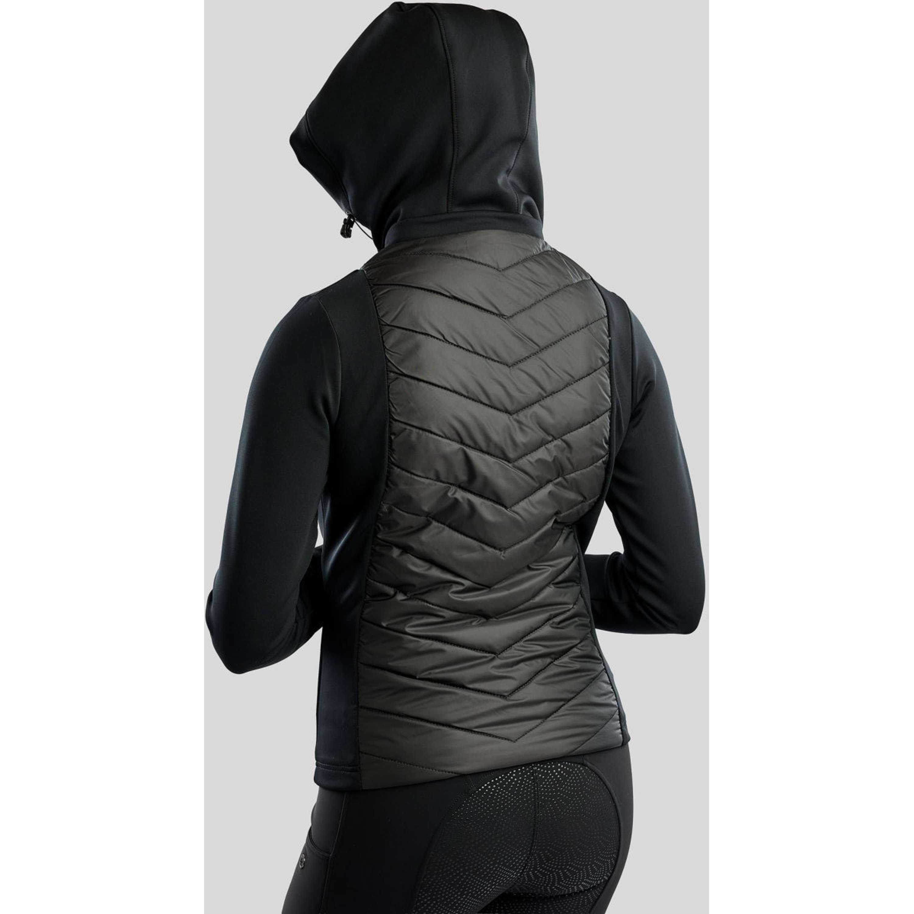 Montar Blouson MoEverline Hybrid Detachable Hood Golden Quartz Crystals Noir