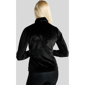 Montar Veste MoValerie Velvet Golden Quartz Crystals Noir