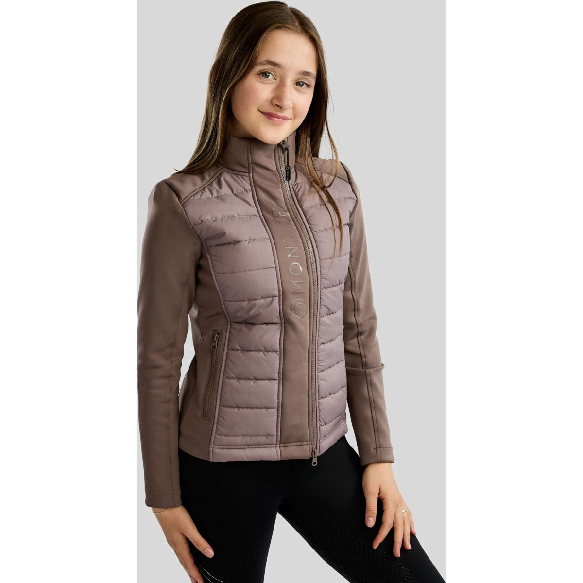 Montar Blouson Emma Quilt Kids Nougat Brown