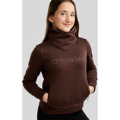 Montar Pull-over MoNaja High Collar Golden Quartz Crystals Black Peony