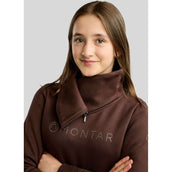 Montar Pull-over MoNaja High Collar Golden Quartz Crystals Black Peony