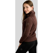 Montar Pull-over MoNaja High Collar Golden Quartz Crystals Black Peony
