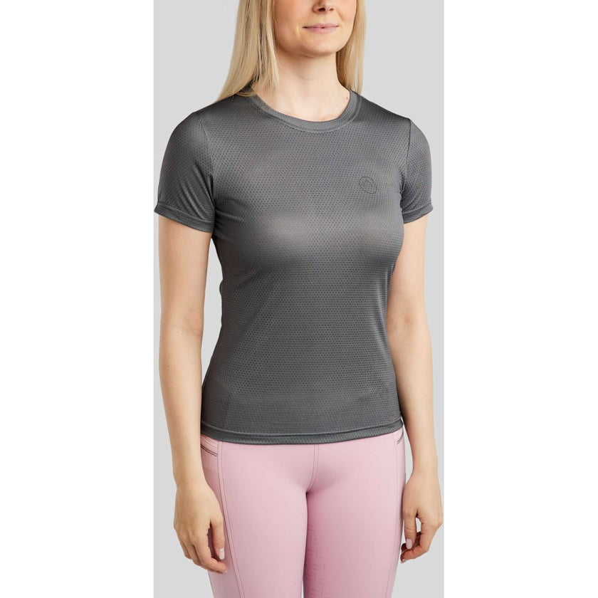 Montar T-Shirt MoGrace Mesh Tee Gris Montar T-Shirt MoGrace Mesh Tee Gris